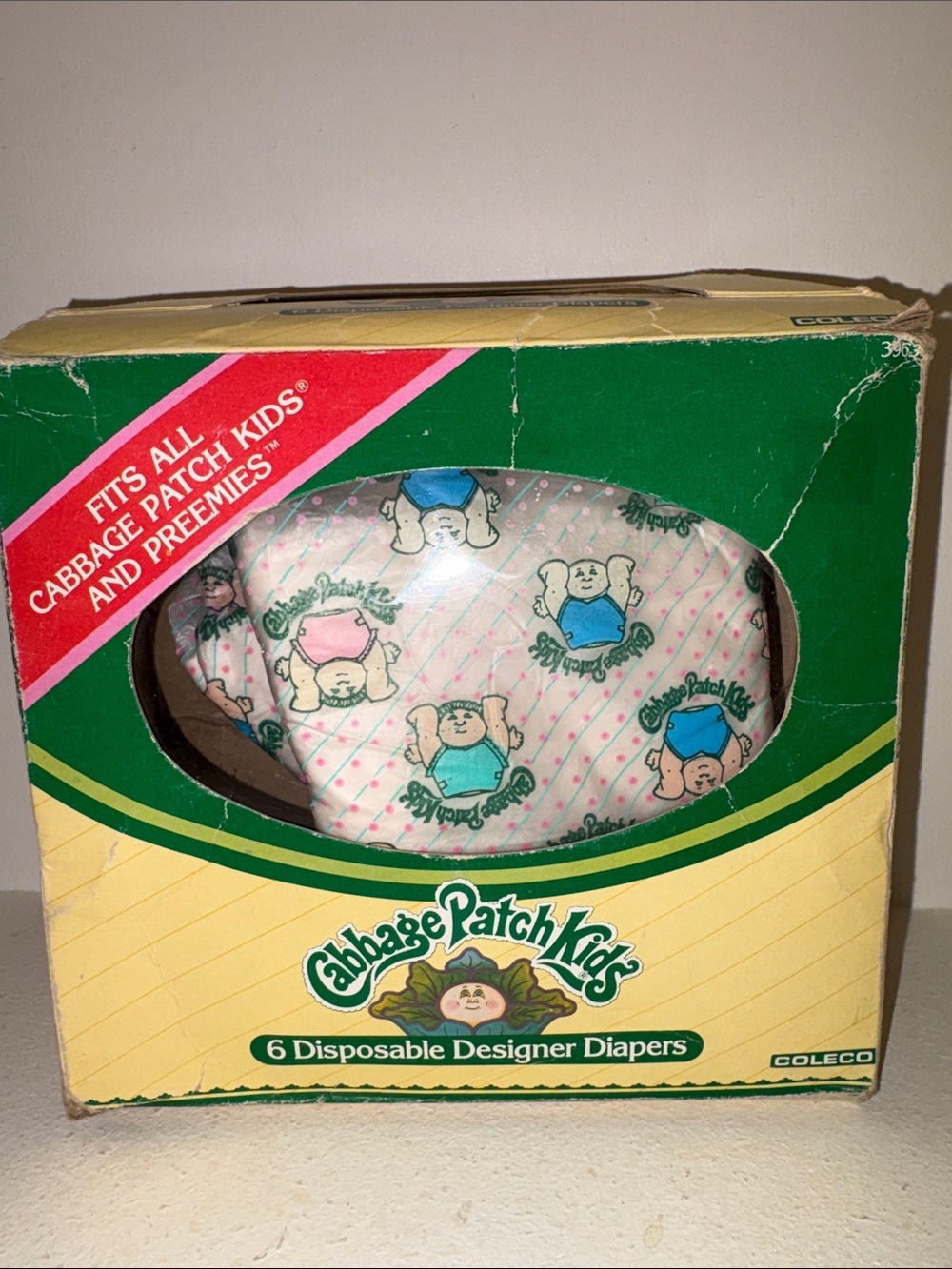 VINTAGE Cabbage Patch Kids Disposable Designer Diapers